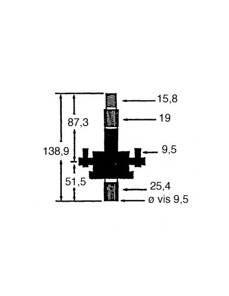 Palier de lame pour MTD 717-0900