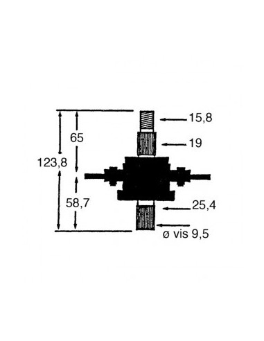 Palier de lame pour MTD 717-0912