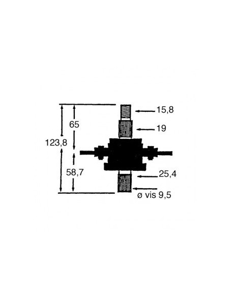 Palier de lame pour MTD 717-0912