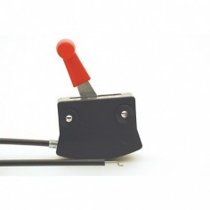 Manette de gaz rouge. Longeur cable 1,50 m