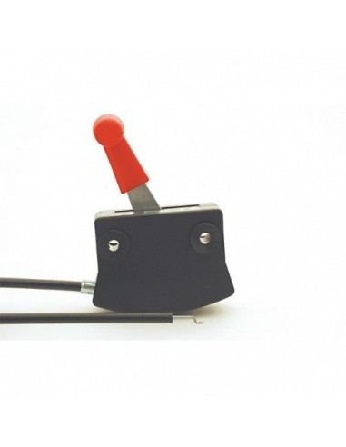 Manette de gaz rouge. Longeur cable 1,50 m