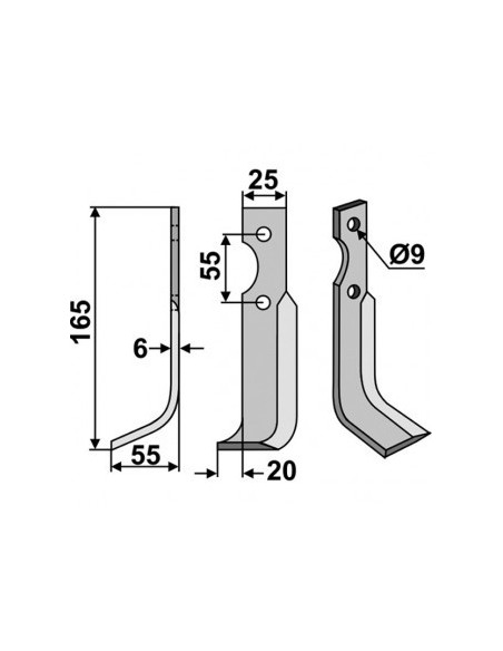 Paire de Couteau pour B.C.S