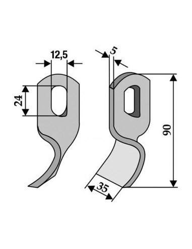 Marteau pour broyeur EPOKE, HANSA