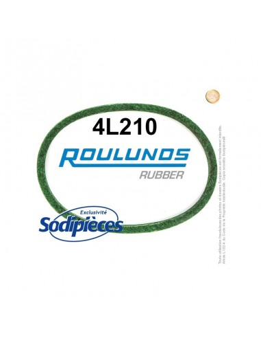 Courroie tondeuse 4L210 Roulunds Continental 12,7 x 7,2 x 533 mm