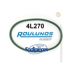 Courroie tondeuse 4L270 Roulunds Continental 12,7 x 7,2 x 686 mm