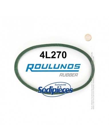 Courroie tondeuse 4L270 Roulunds Continental 12,7 x 7,2 x 686 mm