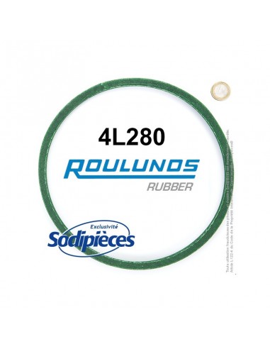 Courroie tondeuse 4L280 Roulunds Continental 12,7 x 7,2 x 711 mm