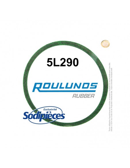 Courroie tondeuse 5L290 Roulunds Continental 15,8 x 9,5 x 737 mm