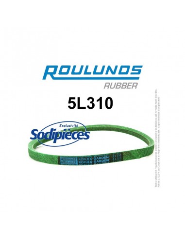 Courroie tondeuse 5L310 Roulunds Continental 15,8 x 9,5 x 787 mm