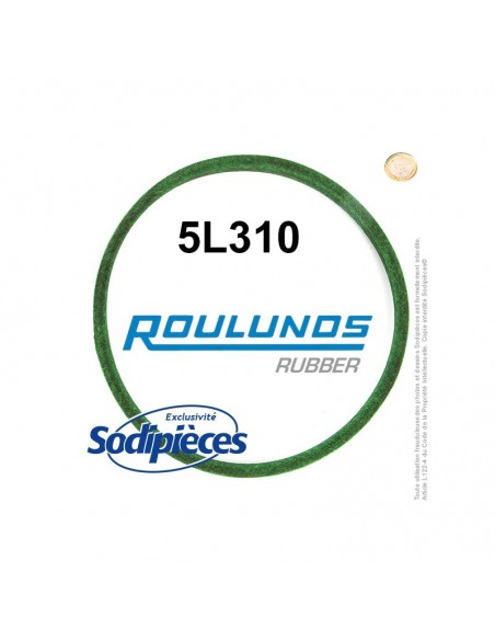 Courroie tondeuse 5L310 Roulunds Continental 15,8 x 9,5 x 787 mm