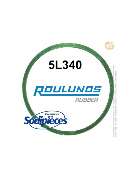 Courroie tondeuse 5L340 Roulunds Continental 15,8 x 9,5 x 864 mm