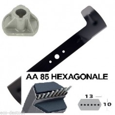 Kit pour castel garden twin cut 92 courroie,lames+supports