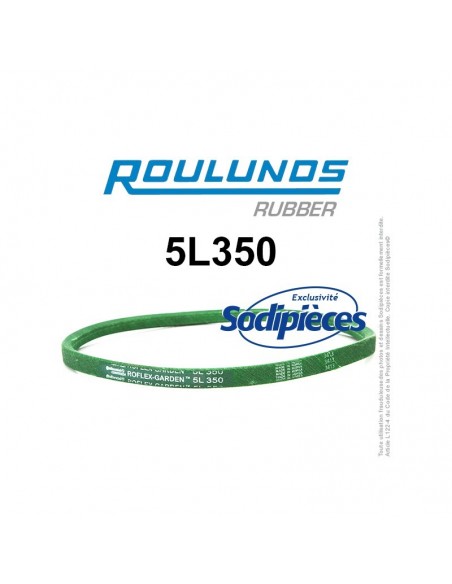 Courroie tondeuse 5L350 Roulunds Continental 15,8 x 9,5 x 889 mm