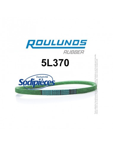 Courroie tondeuse 5L370 Roulunds Continental 15,8 x 9,5 x 940 mm