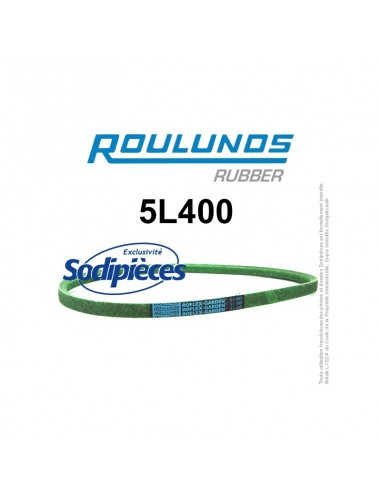 Courroie tondeuse 5L400 Roulunds Continental 15,8 x 9,5 x 1016 mm