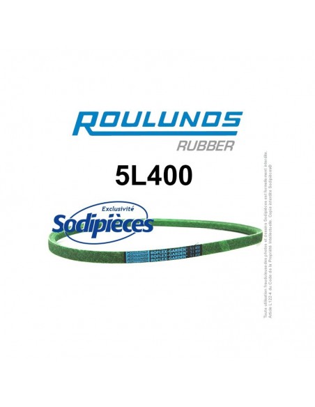Courroie tondeuse 5L400 Roulunds Continental 15,8 x 9,5 x 1016 mm
