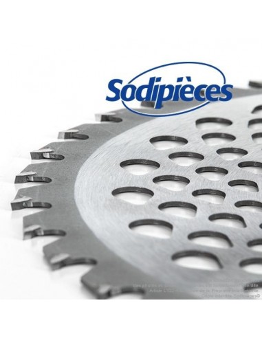 Lame disque carbure 36 dents tungstène Ø 230 mm. Al. 25,4 mm. Ep. 1,3 mm. Multi-aérations