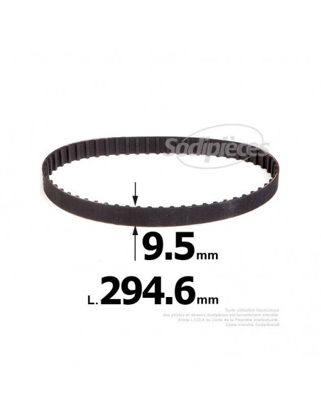 Courroie pour électro portatif 294,6x9,5