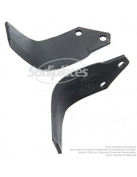 Couteaux de fraise gauche et droit bcs 705 paterno