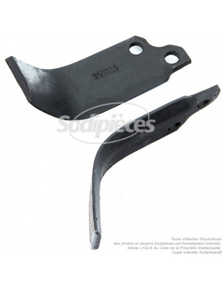 Couteaux de fraise gauche et droit BCS N° 735