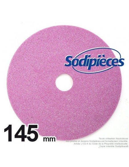 Meule d'affûteuse Ø 145 mm, Alé 22 mm, ép 4,5 mm