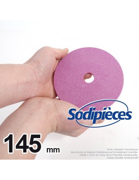 Meule d'affûteuse Ø 145 mm, Alé 22 mm, ép 4,5 mm