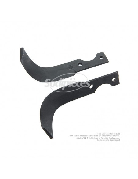 Couteaux de fraise gauche et droit. Pour Grillo N° 126 et 127