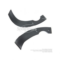 2 Couteaux de fraise Iseki N° 1349-716-0010/1349-716-0020