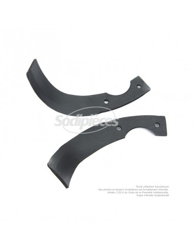 2 Couteaux de fraise Iseki N° 1349-716-0010/1349-716-0020