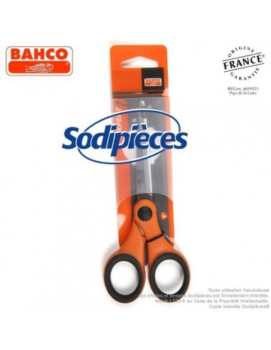 Ciseaux à fleurs et plantes FS-8 Bahco Pradines. Lames 8 cm. Fabriqués en France
