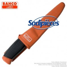 Couteau robuste multiusage Bahco Pradines 2444 avec étui. Lame acier inoxydable 2