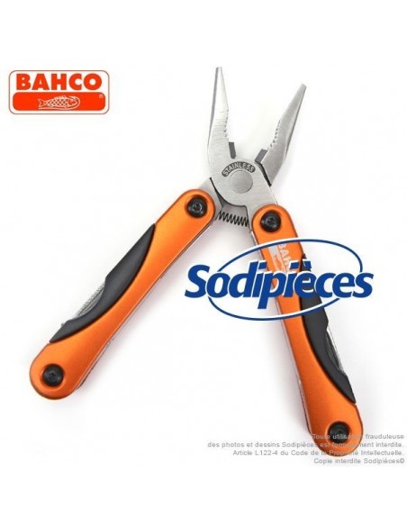 Outil multiusage 18 fonctions MTT151 Bahco Pradines. Style "couteau suisse"