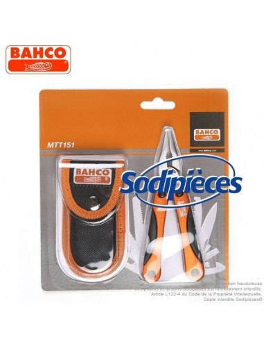 Outil multiusage 18 fonctions MTT151 Bahco Pradines. Style "couteau suisse"