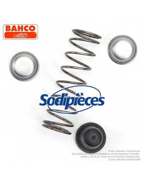 Ressort, butée, cuvette R1068. Lot pièces de rechange pour sécateurs Bahco Pradines.