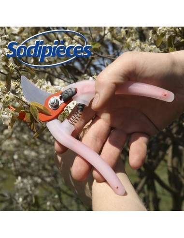 Sécateur acier trempé Clarity Bahco Pradines PG-05-Orange. 20 mm. Confort. Fabriqué en France