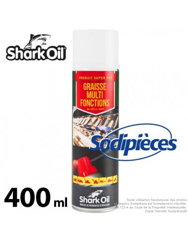 Graisse multi-fonctions Shark Oil. Aérosol de 400 ml.