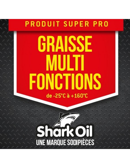 Graisse multi-fonctions Shark Oil. Aérosol de 400 ml.