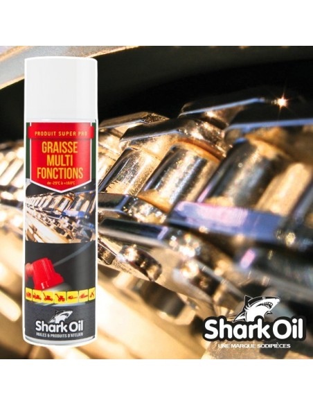 Graisse multi-fonctions Shark Oil. Aérosol de 400 ml.