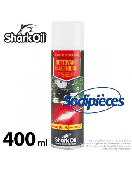 Nettoyant électrique Shark Oil. Aérosol de 400 ml