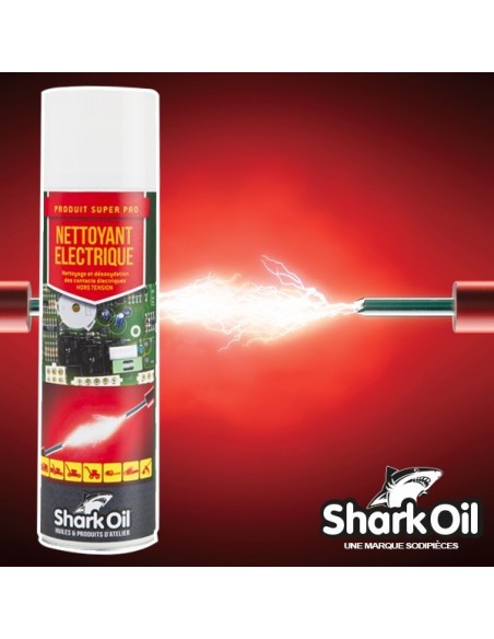 Nettoyant électrique Shark Oil. Aérosol de 400 ml