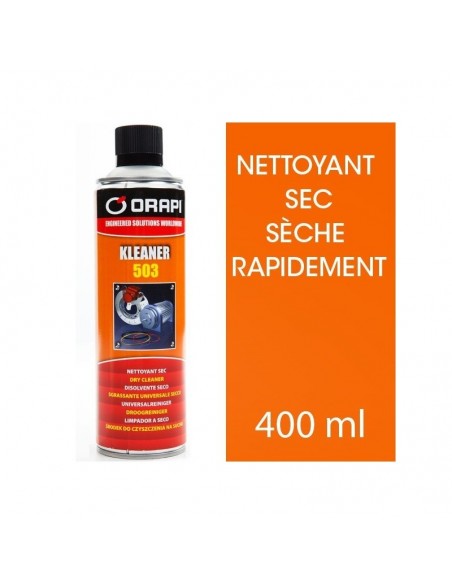 Nettoyant et dégraissant sec. Séchage rapide. 400 ml