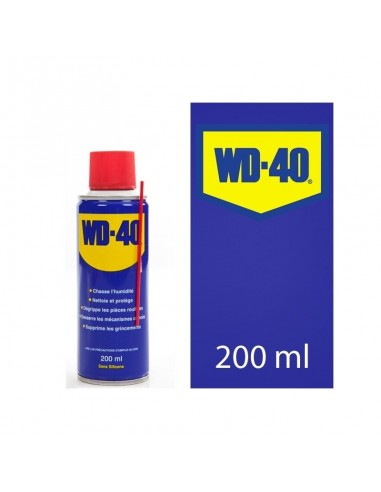 WD 40. Protège, dégrippe, nettoie, lubrifie. 200 ml