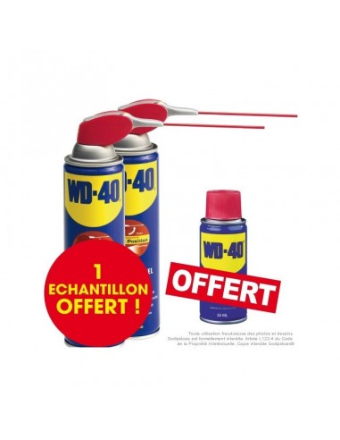 WD 40. Protège, dégrippe, nettoie, lubrifie. 500 ml système professionnel. Par 2