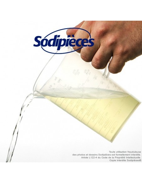 Broc doseur 0,5 L. Graduation en % pour mélange