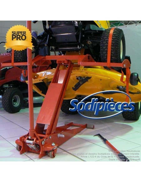 Lève-autoportée hydraulique ClipLift Pro. Jusqu'à 800 kg