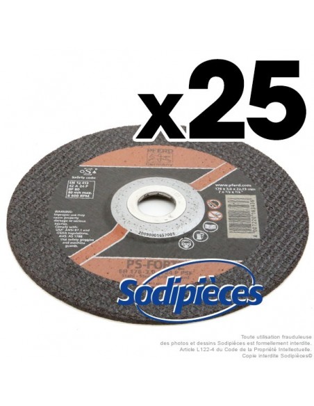 Disque à tronçonner Pferd metaux, diam 178 mm