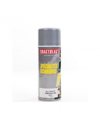 Bombe peinture spéciale motoculture. Alu HT. 400 ml