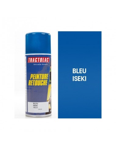 Bombe peinture spéciale motoculture. Bleu Iseki. 400 ml