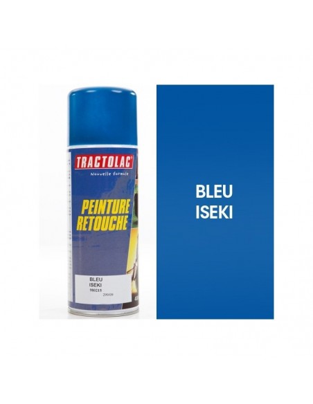 Bombe peinture spéciale motoculture. Bleu Iseki. 400 ml