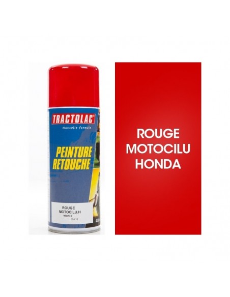 Bombe Peinture spéciale motoculture. Rouge Honda. 400 ml